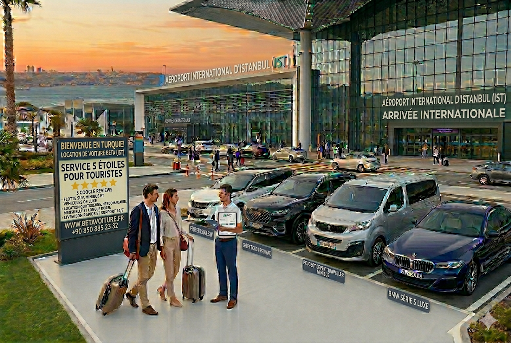 LOCATION DE VOITURE A L AEROPORT D ISTANBUL UN CONFORT 5 ETOILES AVEC BETA LOCATION DE VOITURES