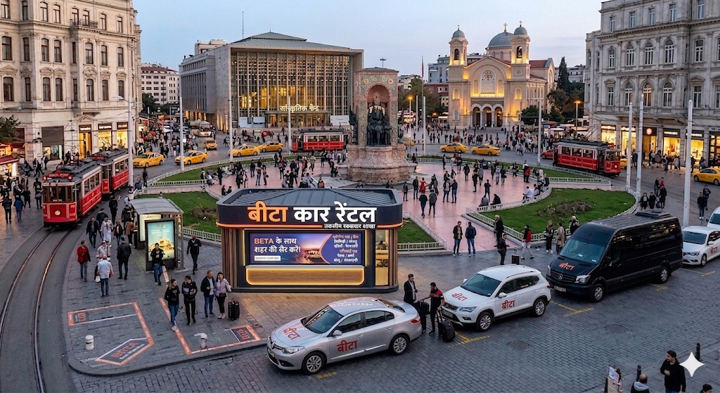 TAKSIM SQUARE BEYOGLU में BETA CAR RENTAL: सबसे सस्ती और लग्जरी कार रेंटल सेवा