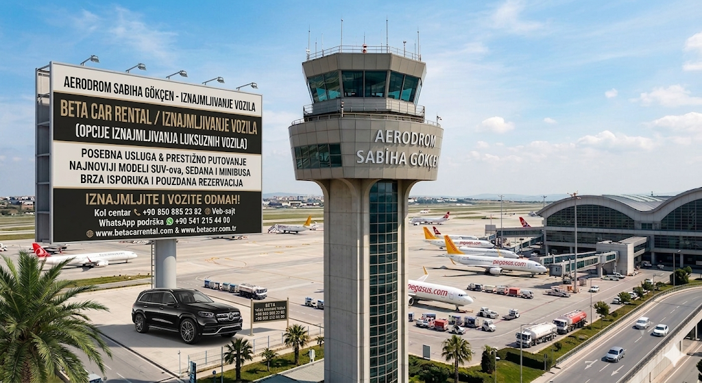RENT A CAR SABIHA GOCKEN AIRPORT UZ CASH DEPOSIT I PLACANJE U GOTOVINI BETA CAR RENTAL
