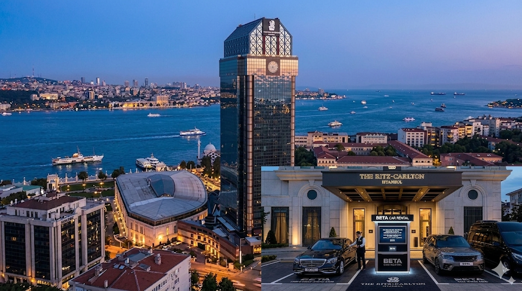 EXECUTIVE BETA CAR RENTAL VERY NICE PROMOTIONAL PIECE FOR THE RITZ-CARLTON ISTANBUL GUESTS